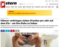 Bild zum Artikel: Britische Umfrage: Männer verbringen sieben Stunden pro Jahr auf dem Klo – um ihre Ruhe zu haben