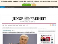 Bild zum Artikel: Chemnitz: Bundespräsident phantasiert von Hakenkreuzfahnen