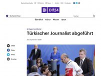 Bild zum Artikel: Erdogan bei Merkel - Türkischer Journalist abgeführt