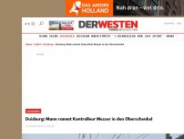 Bild zum Artikel: Duisburg: Mann rammt Kontrolleur Messer in den Oberschenkel