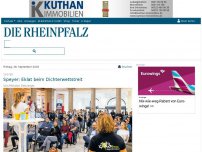 Bild zum Artikel: Speyer: Eklat beim Dichterwettstreit