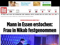 Bild zum Artikel: FRAU IN BURKA FESTGENOMMEN - Mann in Essen erstochen