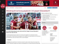Bild zum Artikel: Wiedergutmachung geglückt: 3:0 gegen Düsseldorf!