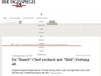 Bild zum Artikel: Ex-'BamS'-Chef rechnet mit 'Bild'-Zeitung ab