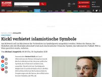 Bild zum Artikel: Kickl verbietet islamistische Symbole