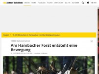 Bild zum Artikel: Hambacher Forst: Mehr als 10.000 Demonstranten beim Waldspaziergang