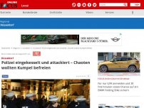 Bild zum Artikel: Düsseldorf - Polizei eingekesselt und attackiert – Chaoten wollten Kumpel befreien