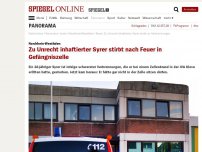 Bild zum Artikel: Nordrhein-Westfalen: Zu Unrecht inhaftierter Syrer stirbt nach Feuer in Gefängniszelle