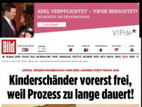 Bild zum Artikel: Lockmittel Schnaps - Kinderschänder gesteht Missbrauch von drei Jungen