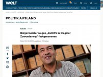 Bild zum Artikel: Bürgermeister wegen „Beihilfe zu illegaler Zuwanderung“ festgenommen