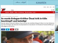 Bild zum Artikel: Türkischer Staatspräsident in Deutschland: So wurde Erdogan-Kritiker Ünsal Arik in Köln bedroht