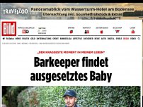 Bild zum Artikel: Schock-Erlebnis! - Barkeeper findet ausgesetztes Baby