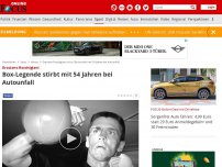 Bild zum Artikel: Graciano Rocchigiani - Im Alter von 54 Jahren: Box-Legende stirbt bei Autounfall