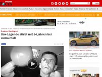 Bild zum Artikel: Graciano Rocchigiani - Im Alter von 54 Jahren: Box-Legende stirbt bei Autounfall