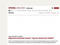 Bild zum Artikel: 'Rein weiße Sicht' der Einheit: Migrantenverbände fordern 'Tag der deutschen Vielfalt'