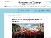 Bild zum Artikel: Großdemo 'Jetzt gilt's': Zehntausende Münchner gehen gegen Rassismus auf die Straße