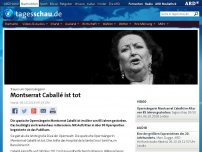 Bild zum Artikel: Opernsängerin Montserrat Caballé ist tot