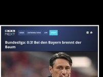 Bild zum Artikel: Bundesliga: 0:3! Bei den Bayern brennt der Baum