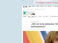 Bild zum Artikel: Charlotte Knobloch: „AfD ist trotz jüdischer Mitglieder antisemitisch“
