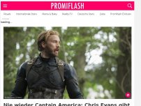 Bild zum Artikel: Nie wieder Captain America: Chris Evans gibt Rolle ab!