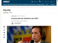 Bild zum Artikel: Kommen jetzt die „Muslime in der AfD“?