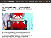 Bild zum Artikel: Hat Banksy plagiiert? Künstlerkollektiv „SPÖ“ schreddert sich schon seit Monaten selbst