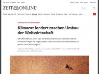 Bild zum Artikel: Sonderbericht zum Klimawandel: Klimarat fordert raschen Umbau der Weltwirtschaft