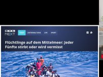 Bild zum Artikel: Flüchtlinge auf dem Mittelmeer: Jeder Fünfte stirbt oder wird vermisst