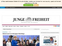 Bild zum Artikel: Merkel warnt vor Haß gegen Flüchtlinge