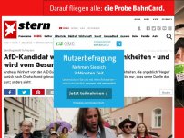 Bild zum Artikel: Landtagswahl in Bayern: AfD-Kandidat warnt vor 'Neger'-Krankheiten - und wird vom Gesundheitsamt zerlegt
