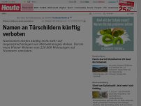 Bild zum Artikel: Wiener Wohnen muss umrüsten: Namen an Türschildern künftig verboten