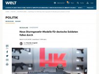 Bild zum Artikel: Neue Sturmgewehr-Modelle für deutsche Soldaten fallen durch