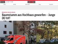 Bild zum Artikel: Junge von herabfallendem Gegenstand getroffen – tot!