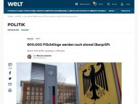 Bild zum Artikel: BAMF überprüft bis Jahresende Schutztitel von 100.000 Asylbewerbern