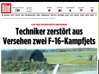 Bild zum Artikel: Auf Feuerknopf gekommen - Techniker zerstört aus Versehen zwei Kampfjets