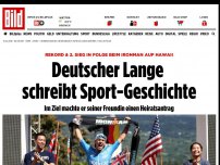 Bild zum Artikel: Rekord beim Ironman auf Hawaii - Deutscher Lange schreibt Sport-Geschichte