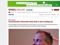 Bild zum Artikel: Wahl in Bayern: Fernsehrichter Alexander Hold zieht in den Landtag ein