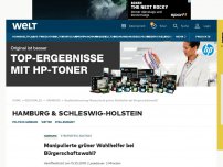 Bild zum Artikel: Manipulation durch grünen Wahlhelfer