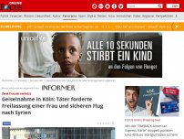 Bild zum Artikel: Zwei Frauen verletzt  - Geiselnahme in Köln: Täter forderte Freilassung von Frauen und sicheren Flug nach Syrien