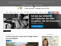 Bild zum Artikel: Um älter auszusehen: Immer mehr Teenager rasieren sich eine Halbglatze