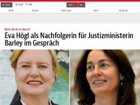 Bild zum Artikel: Eva Högl als Nachfolgerin für Justizministerin Barley im Gespräch