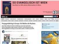 Bild zum Artikel: Propagandakrieg in Europa: die Medien der Rechten