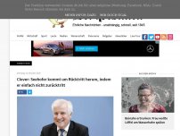 Bild zum Artikel: Clever: Seehofer kommt um Rücktritt herum, indem er einfach nicht zurücktritt