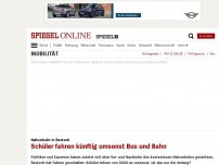 Bild zum Artikel: Nahverkehr in Rostock: Schüler fahren künftig umsonst Bus und Bahn