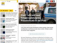 Bild zum Artikel: Zwei Tote und zwei Schwerverletzte bei Polizeieinsatz in der Pfalz
