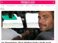 Bild zum Artikel: Im November: Paul Walker-Doku läuft auch im deutschen TV!