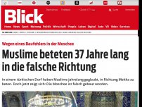 Bild zum Artikel: Wegen eines Baufehlers in der Moschee: Muslime beteten 37 Jahre lang in die falsche Richtung