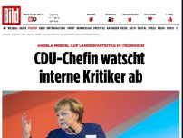 Bild zum Artikel: Angela Merkel auf parteitag - CDU-Chefin watscht interne Kritiker ab