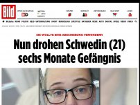 Bild zum Artikel: Aktion gegen Abschiebung - Schwedin (21) drohen sechs Monate Gefängnis