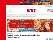 Bild zum Artikel: Landesparteitag: Merkel reicht’s: Schluss mit Nörgelei über Flüchtlingskrise